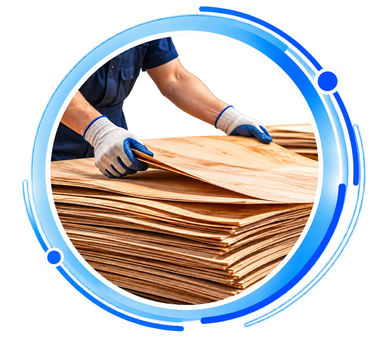 Phân loại & xếp veneer